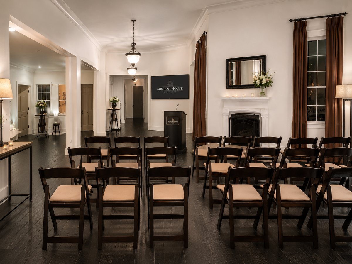 Seating arranged for a programme